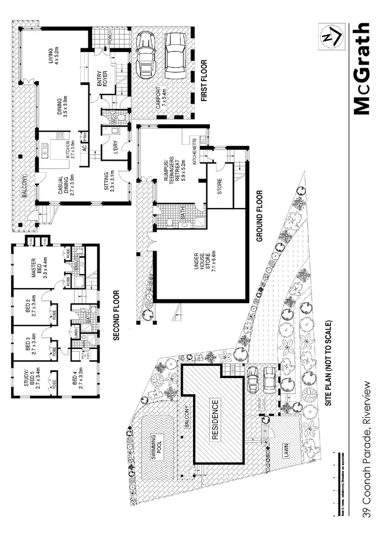 Floorplan of Homely house listing, 39 Coonah Parade, Riverview NSW 2066