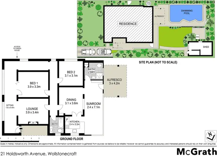 Floorplan of Homely house listing, 21 Holdsworth Avenue, St Leonards NSW 2065