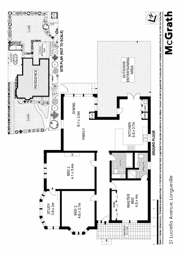 Floorplan of Homely house listing, 31 Lucretia Avenue, Longueville NSW 2066