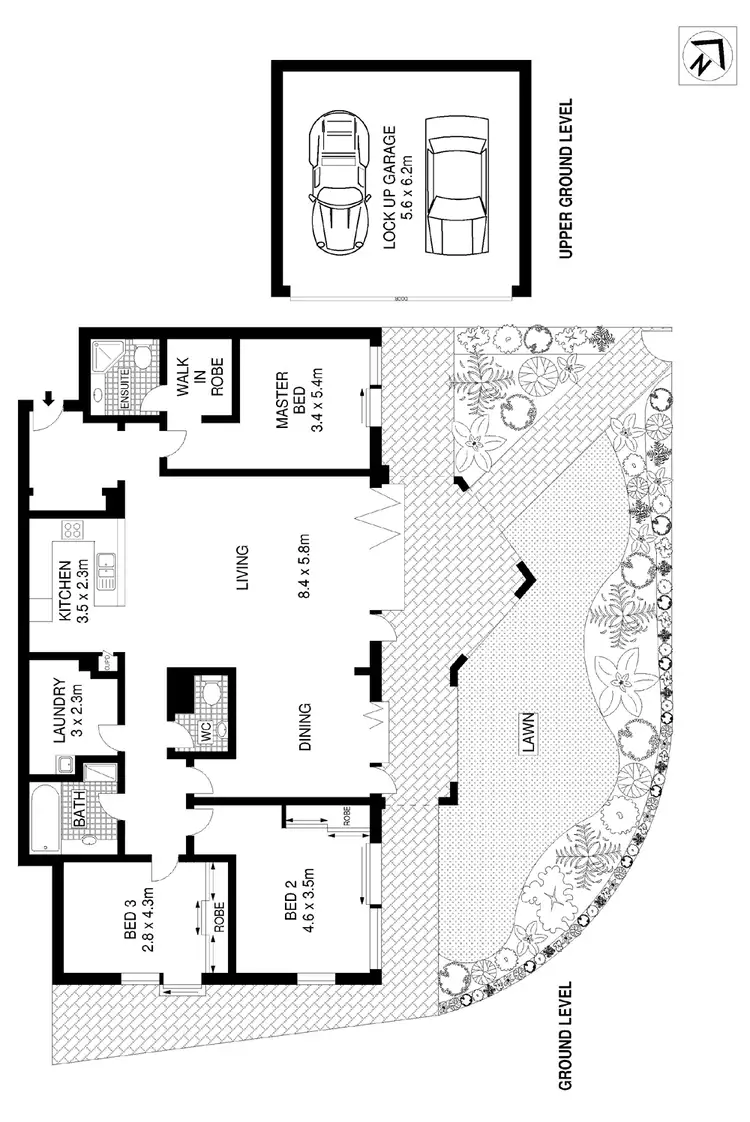 Floorplan of Homely apartment listing, G01/24 Karrabee Avenue, Huntleys Cove NSW 2111
