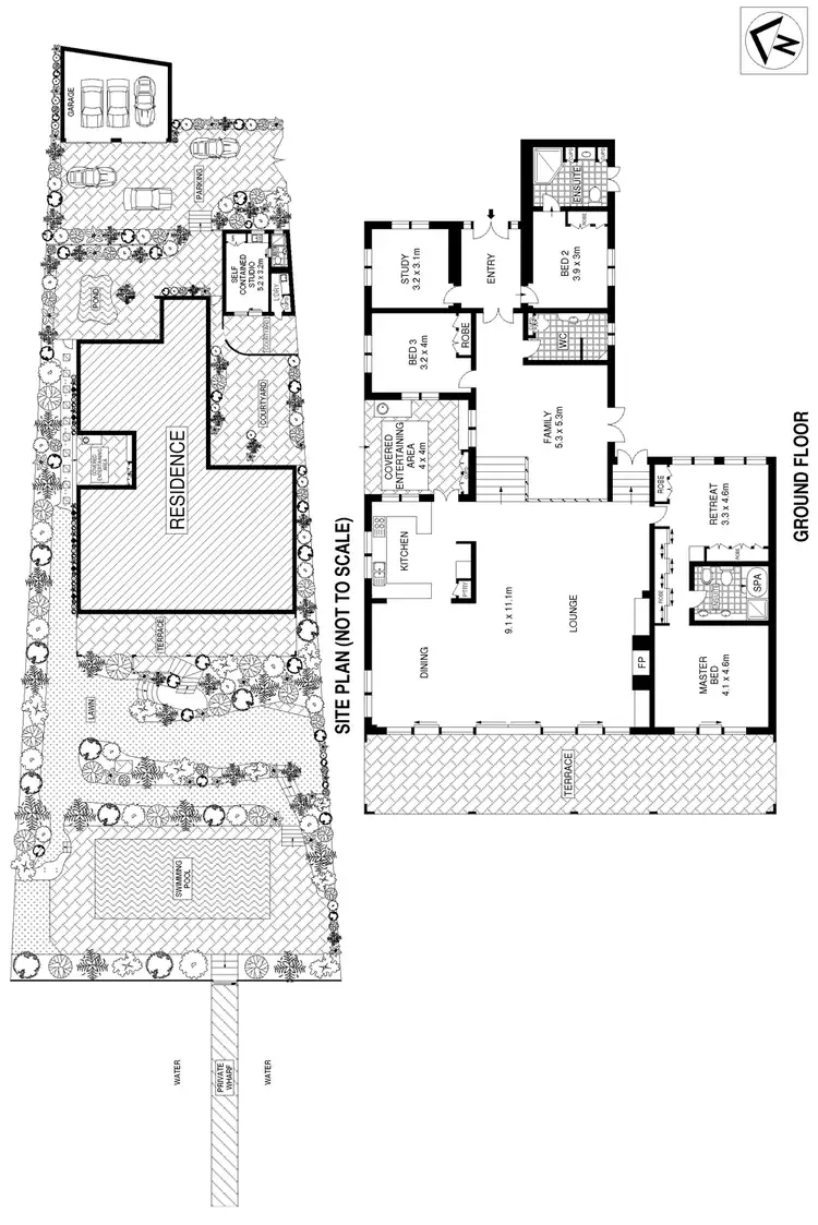 Floorplan of Homely house listing, 3 Yerton Avenue, Hunters Hill NSW 2110