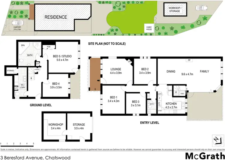 Floorplan of Homely house listing, 3 Beresford Avenue, Chatswood NSW 2067