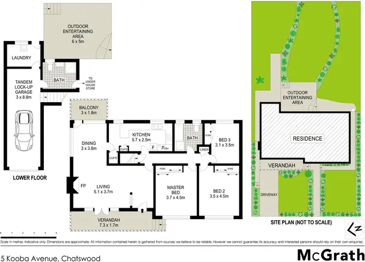 Floorplan of Homely house listing, 5 Kooba Avenue, Chatswood NSW 2067
