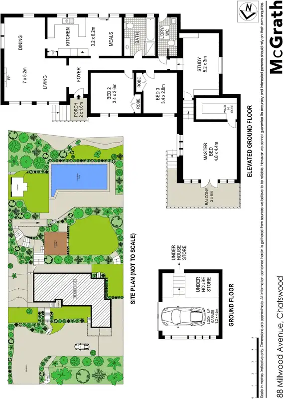 Floorplan of Homely house listing, 88 Millwood Avenue, Chatswood NSW 2067