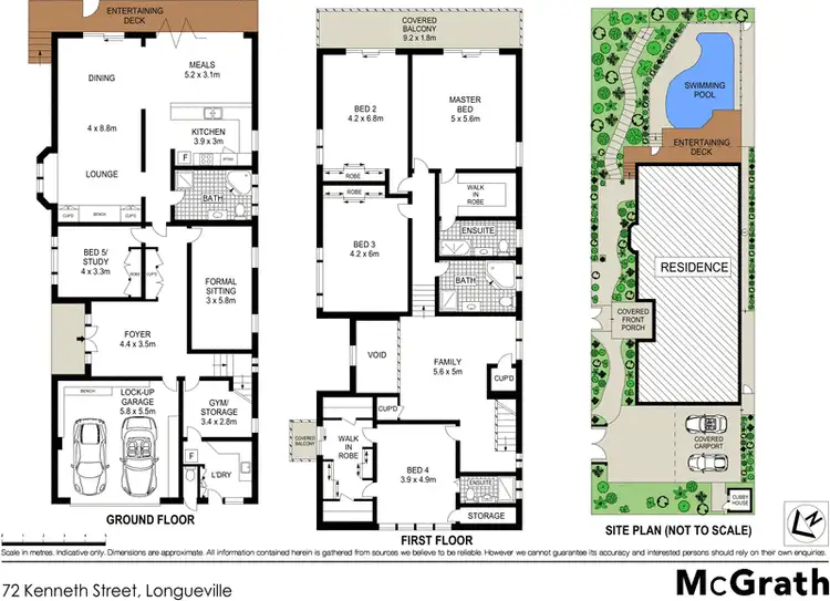 Floorplan of Homely house listing, 72 Kenneth Street, Longueville NSW 2066