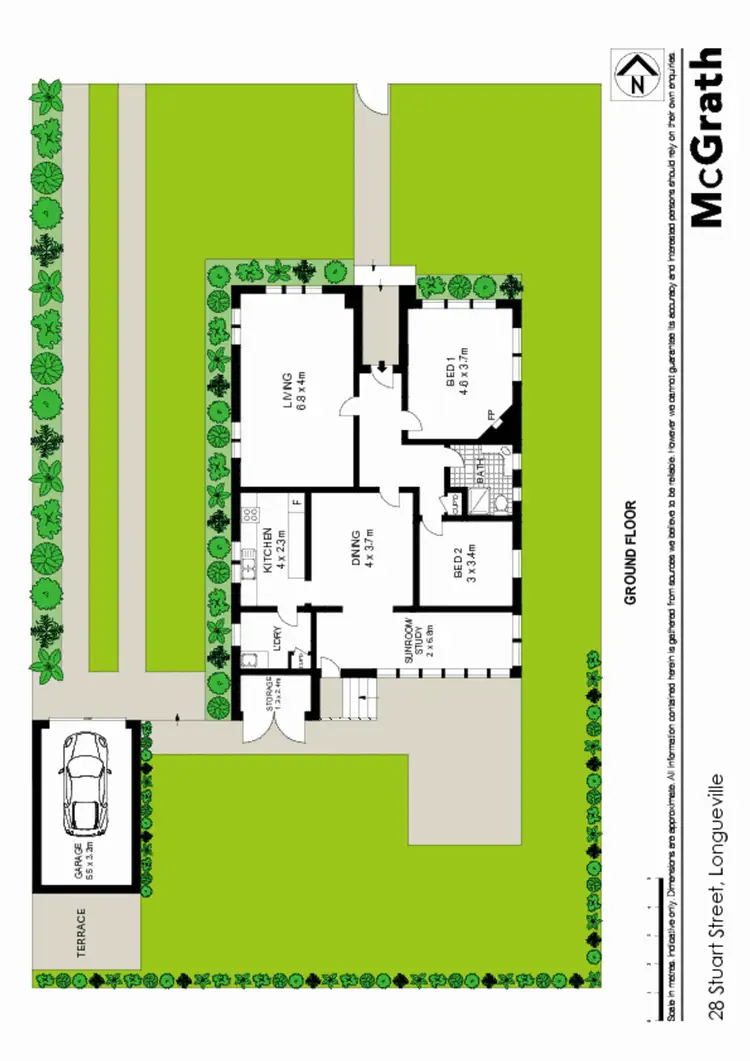 Floorplan of Homely house listing, 28 Stuart Street, Longueville NSW 2066