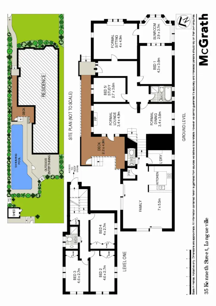 Floorplan of Homely house listing, 35 Kenneth Street, Longueville NSW 2066