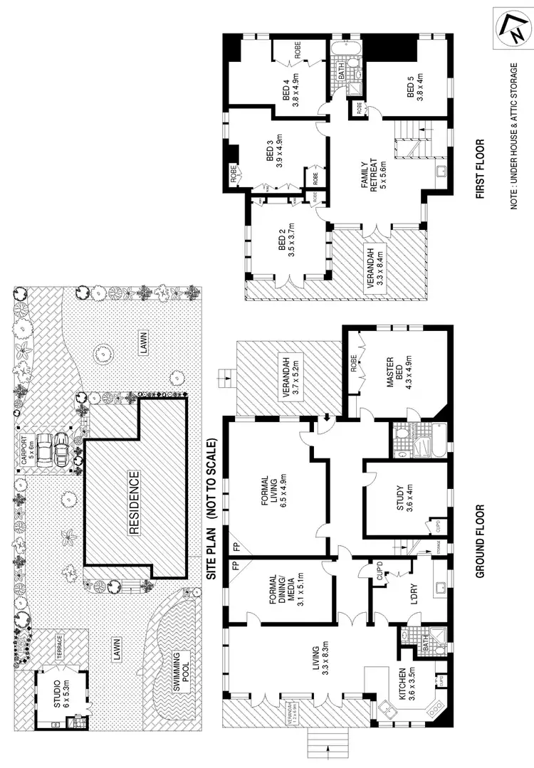 Floorplan of Homely house listing, 48 Stuart Street, Longueville NSW 2066