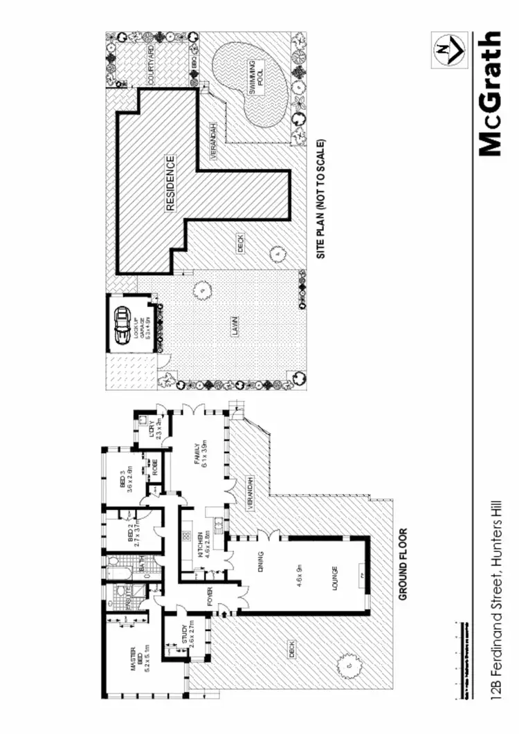 Floorplan of Homely house listing, 12B Ferdinand Street, Hunters Hill NSW 2110