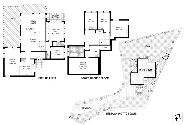 Floorplan of Homely house listing, 23A Mount Street, Hunters Hill NSW 2110