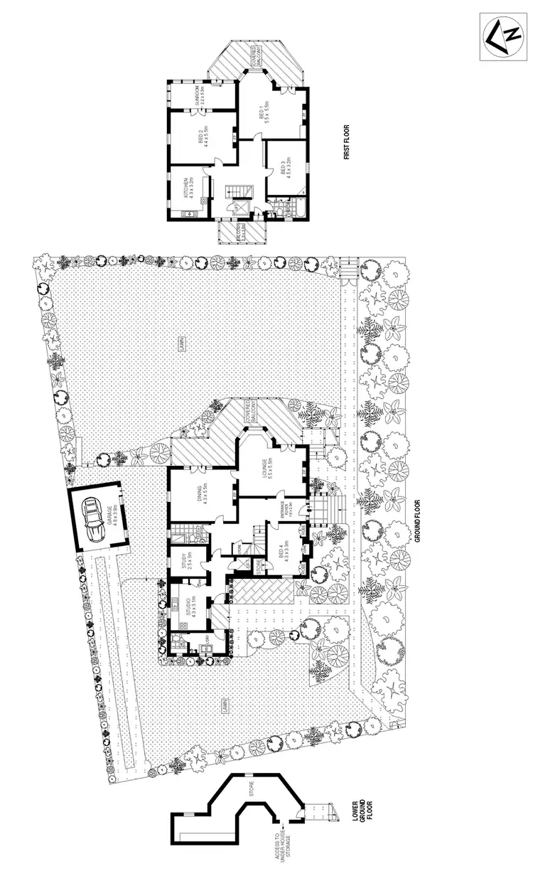 Floorplan of Homely house listing, 1 Hunter Street, Hunters Hill NSW 2110