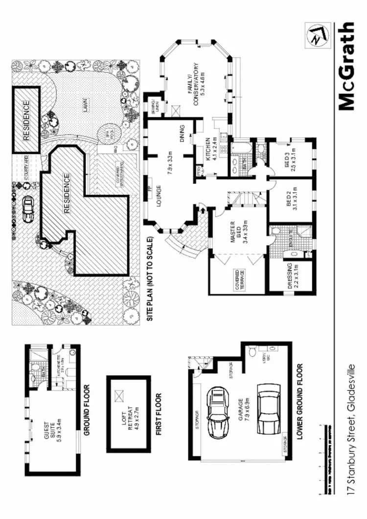 Floorplan of Homely house listing, 17 Stanbury Street, Gladesville NSW 2111