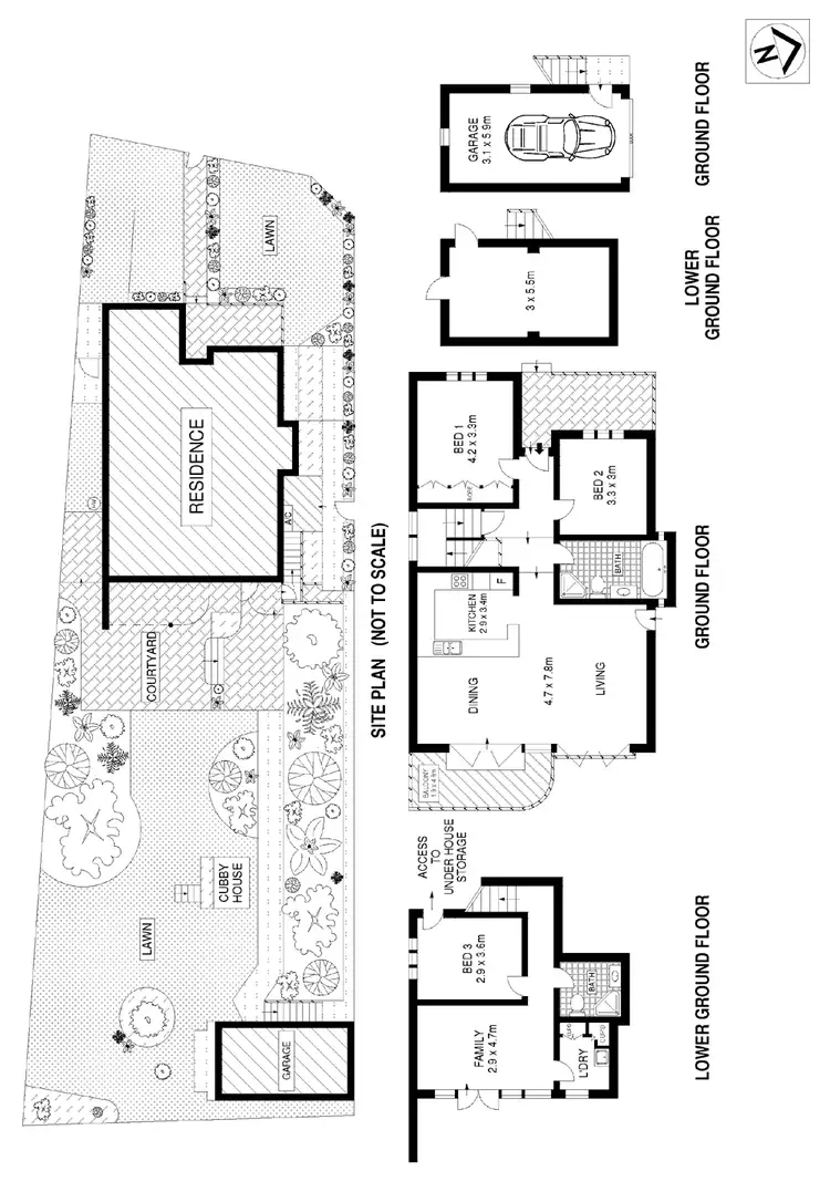 Floorplan of Homely house listing, 43 Gerrish Street, Gladesville NSW 2111