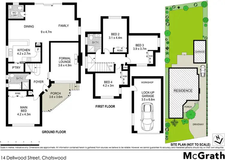 Floorplan of Homely house listing, 14 Dellwood Street, Chatswood NSW 2067