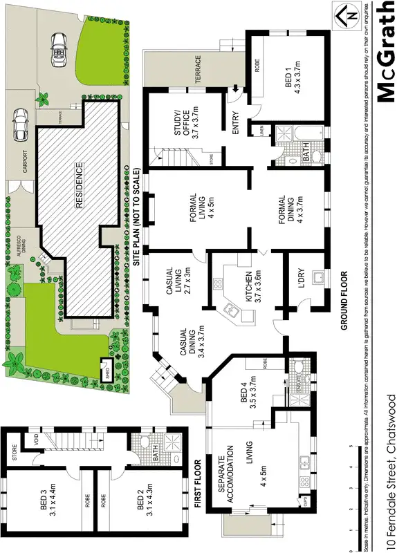 Floorplan of Homely house listing, 10 Ferndale Street, Chatswood NSW 2067