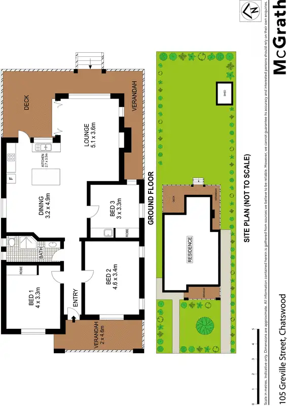 Floorplan of Homely house listing, 105 Greville Street, Chatswood NSW 2067