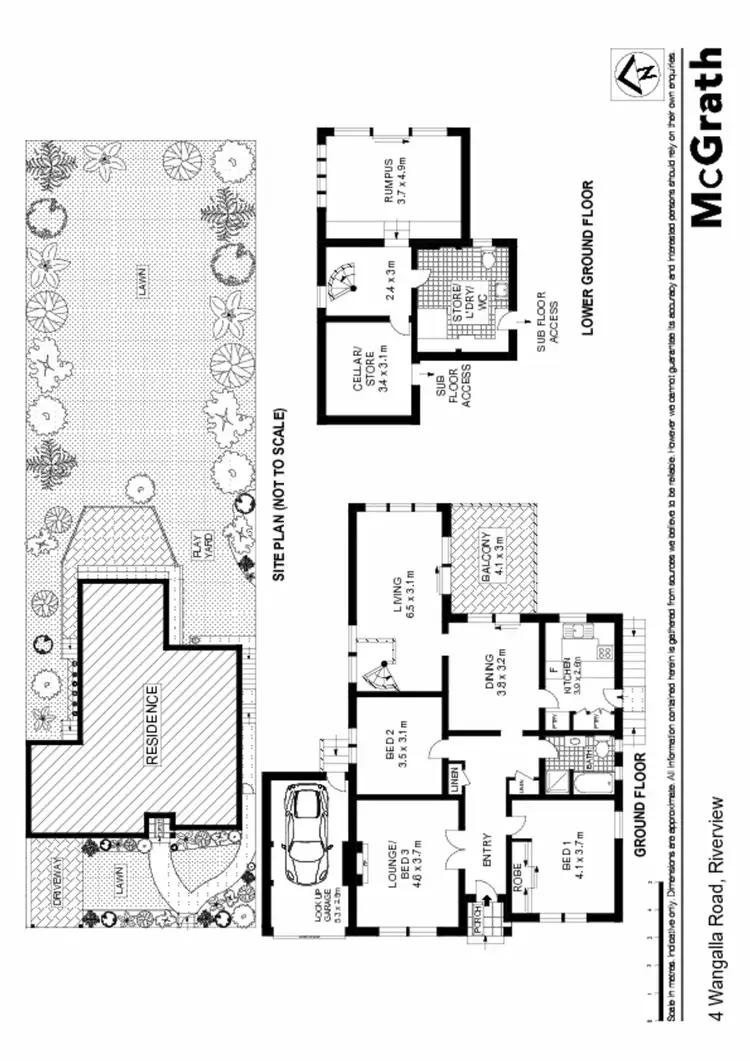 Floorplan of Homely house listing, 4 Wangalla Road, Riverview NSW 2066