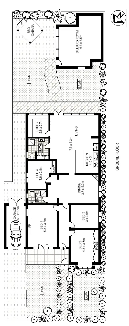 Floorplan of Homely house listing, 19 Lenore Street, Russell Lea NSW 2046