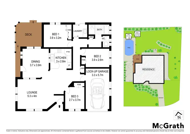 Floorplan of Homely house listing, 7 Merino Drive, Coffs Harbour NSW 2450