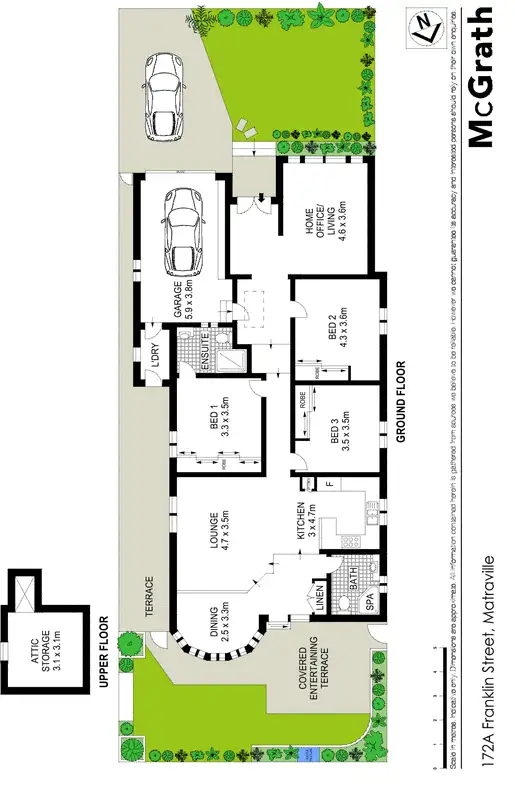 Floorplan of Homely house listing, 172A Franklin Street, Matraville NSW 2036