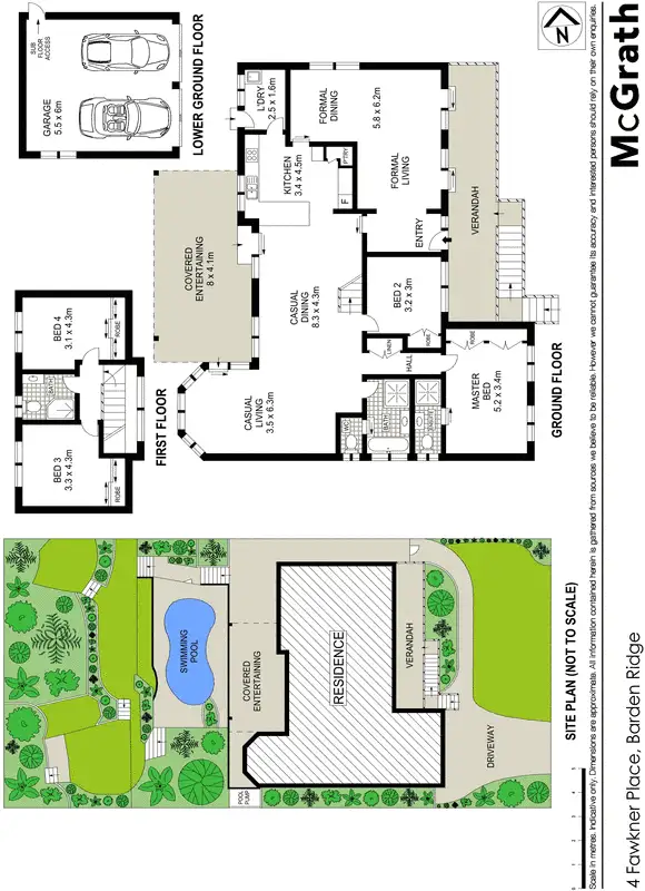 Floorplan of Homely house listing, 4 Fawkner Place, Barden Ridge NSW 2234