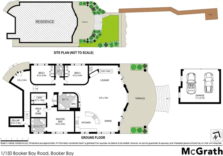 Floorplan of Homely apartment listing, 1/150 Booker Bay Road, Booker Bay NSW 2257
