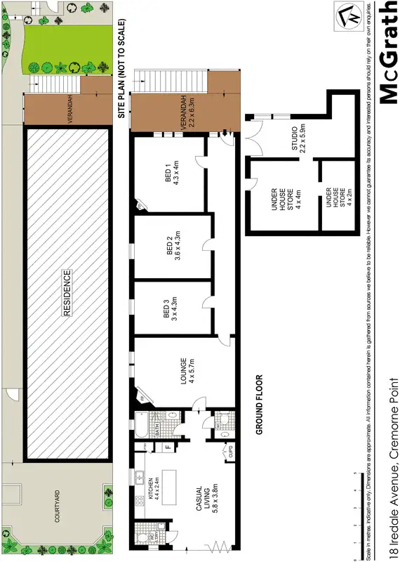 Floorplan of Homely house listing, 18 Iredale Avenue, Cremorne Point NSW 2090