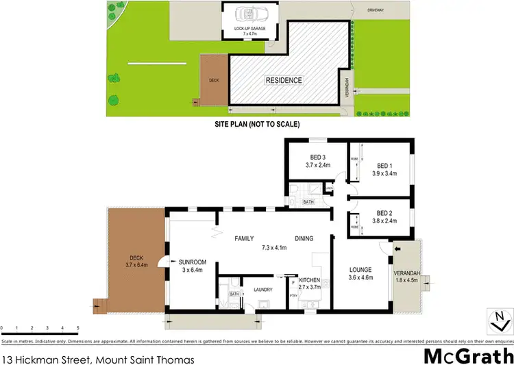 Floorplan of Homely house listing, 13 Hickman Street, Mount Saint Thomas NSW 2500