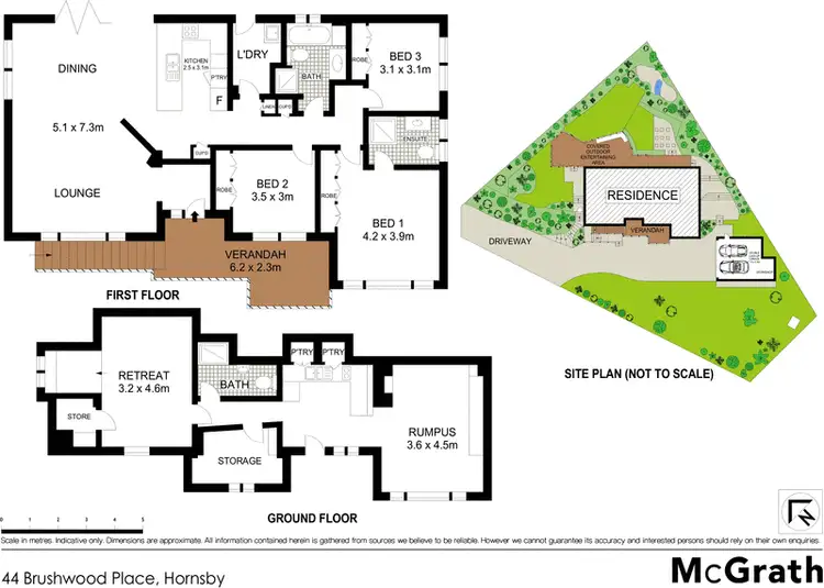 Floorplan of Homely house listing, 44 Brushwood Place, Hornsby NSW 2077