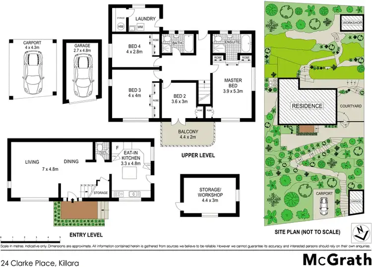 Floorplan of Homely house listing, 24 Clarke Place, Killara NSW 2071