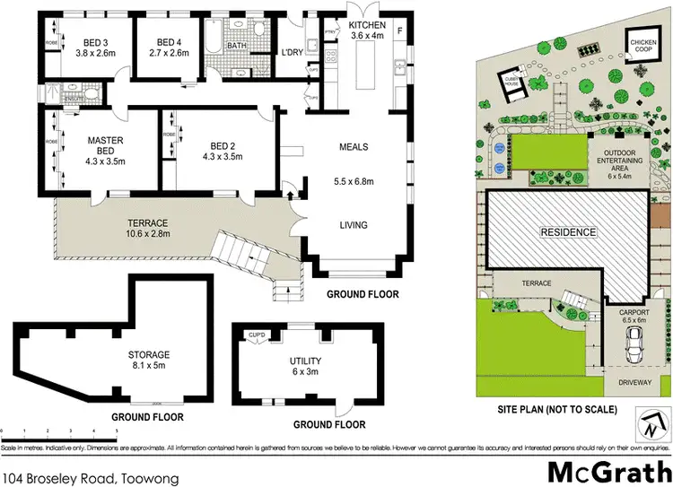 Floorplan of Homely house listing, 104 Broseley Road, Toowong QLD 4066