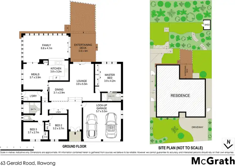 Floorplan of Homely house listing, 63 Gerald Road, Illawong NSW 2234