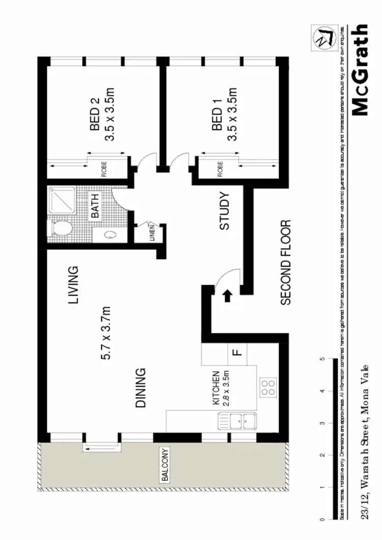Floorplan of Homely apartment listing, 23/14 Waratah Street, Mona Vale NSW 2103