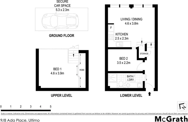 Floorplan of Homely apartment listing, 9/8 Ada Place, Ultimo NSW 2007