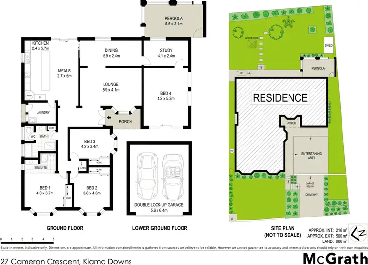 Floorplan of Homely house listing, 27 Cameron Crescent, Kiama Downs NSW 2533
