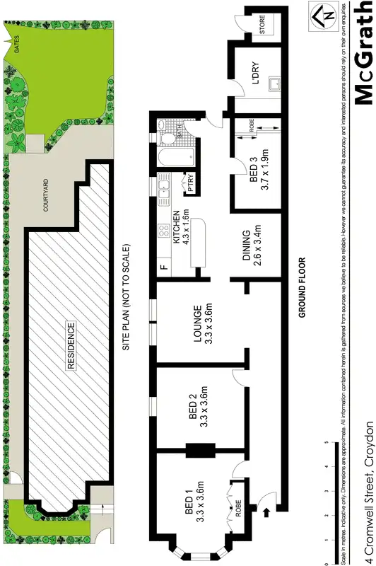 Floorplan of Homely house listing, 4 Cromwell Street, Croydon NSW 2132