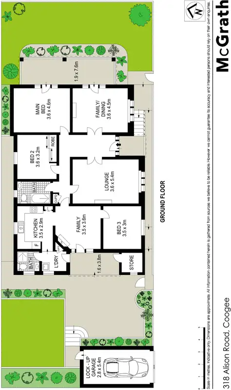 Floorplan of Homely house listing, 318 Alison Road, Coogee NSW 2034