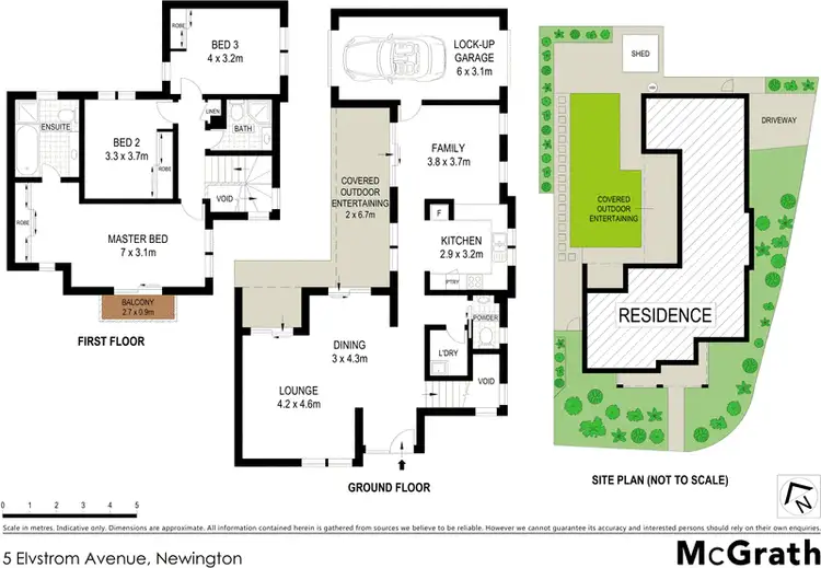 Floorplan of Homely house listing, 5 Elvstrom Avenue, Newington NSW 2127