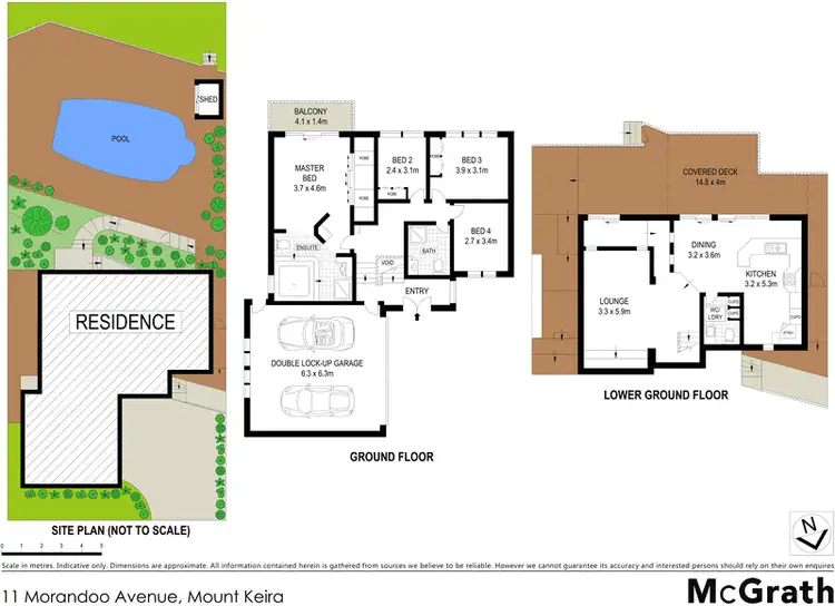 Floorplan of Homely house listing, 11 Morandoo Avenue, Mount Keira NSW 2500