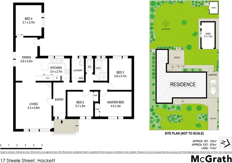 Floorplan of Homely house listing, 17 Steele Street, Hackett ACT 2602