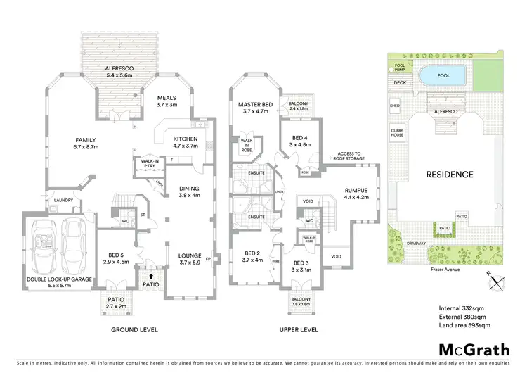 Floorplan of Homely house listing, 58 Fraser Avenue, Kellyville NSW 2155