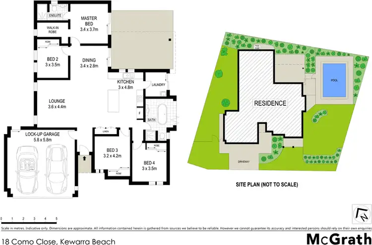 Floorplan of Homely house listing, 18 Como Close, Kewarra Beach QLD 4879