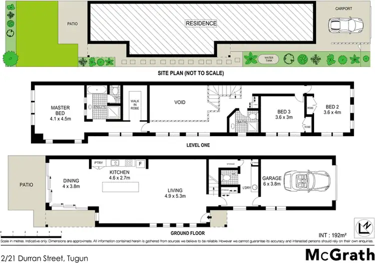 Floorplan of Homely house listing, 2/21 Durran Street, Tugun QLD 4224