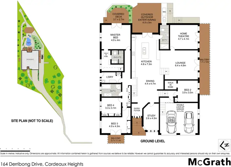 Floorplan of Homely house listing, 164-168 Derribong Drive, Cordeaux Heights NSW 2526