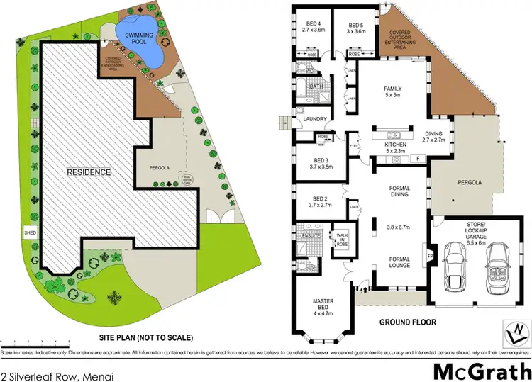 Floorplan of Homely house listing, 2 Silverleaf Row, Menai NSW 2234