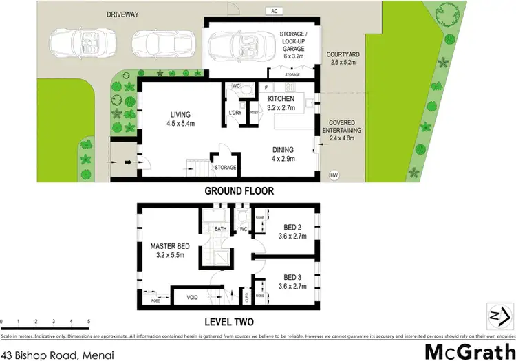 Floorplan of Homely townhouse listing, 43 Bishop Road, Menai NSW 2234