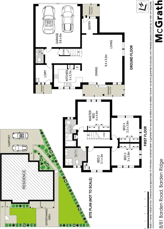 Floorplan of Homely townhouse listing, 8/81 Barden Road, Barden Ridge NSW 2234