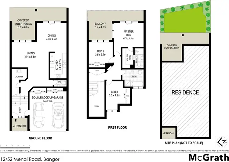 Floorplan of Homely townhouse listing, 12/52 Menai Road, Bangor NSW 2234
