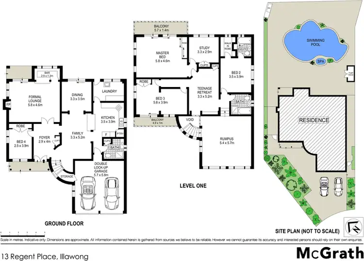 Floorplan of Homely house listing, 13 Regent Place, Illawong NSW 2234
