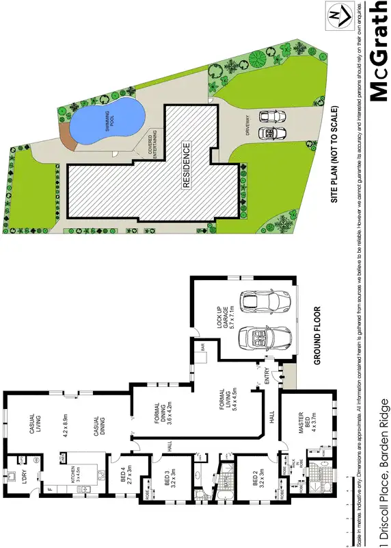Floorplan of Homely house listing, 1 Driscoll Place, Barden Ridge NSW 2234
